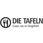 Schwarzes Logo Die Tafeln