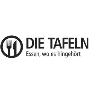 Schwarzes Logo Die Tafeln